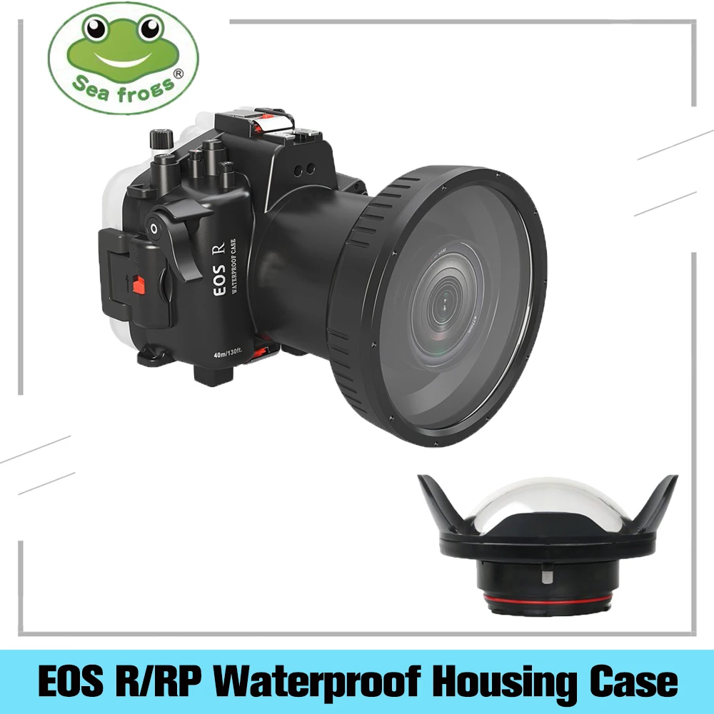 

Seafrogs Waterproof Housing For Canon EOS R/RP Camera Waterproof Housing Case 40m Professional Diving Underwater Photography