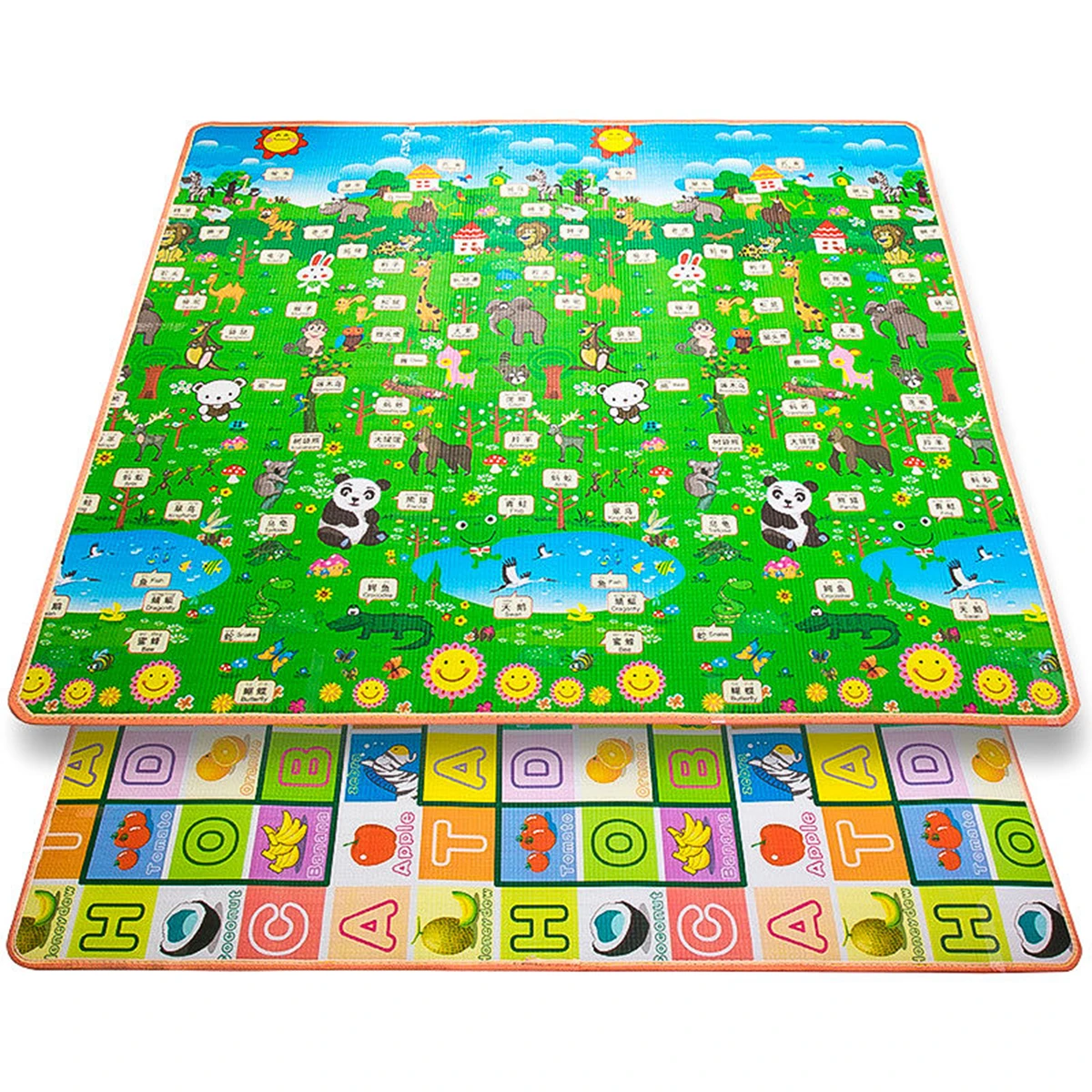 Tapis de jeu pliable en mousse XPE pour bébé, couverture en polymère pour enfants, jouets pour enfants, activité douce, sol de jeu