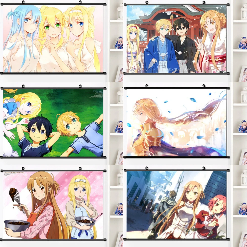 5D Diamond Painting Anime Sword Art Online Klein Cross Stitch Kits Mosaic Diamond Embroidery Full Square Drill Home Decoration