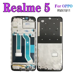 Realme 5 Middle Frame For OPPO Realme 5 RMX1911 Phone A Frame Replacement Housing Front Cover Parts