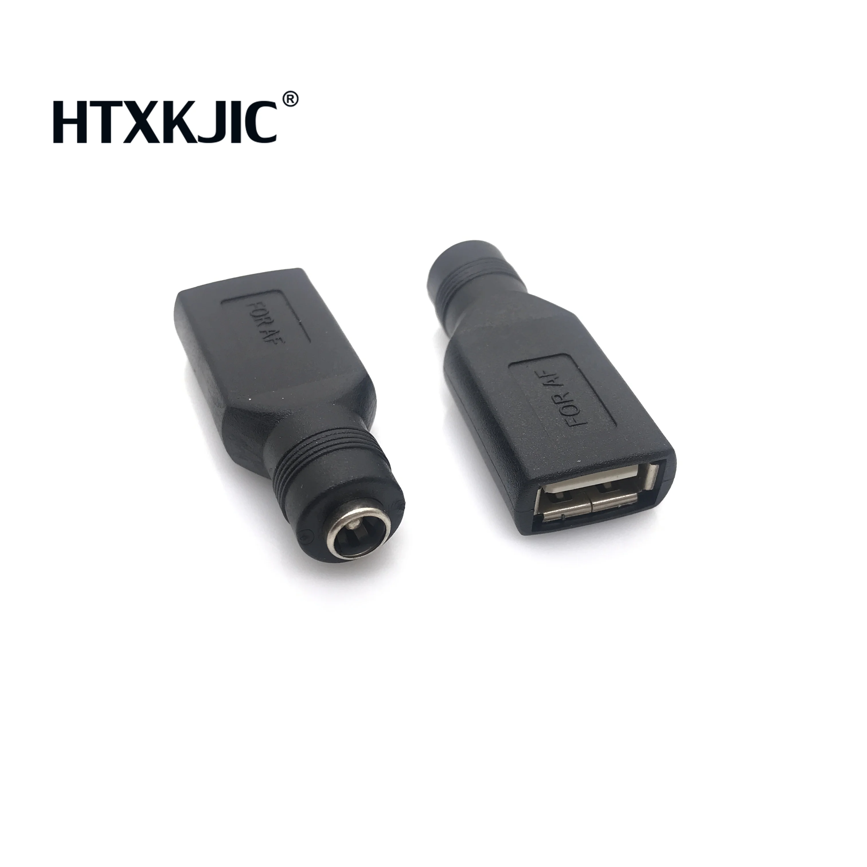 

1Pcs 5V USB Female Jack to Round Head Hole DC 5.5 x 2.1mm Female Jack DC Power Interface Conversion Adapter Connector