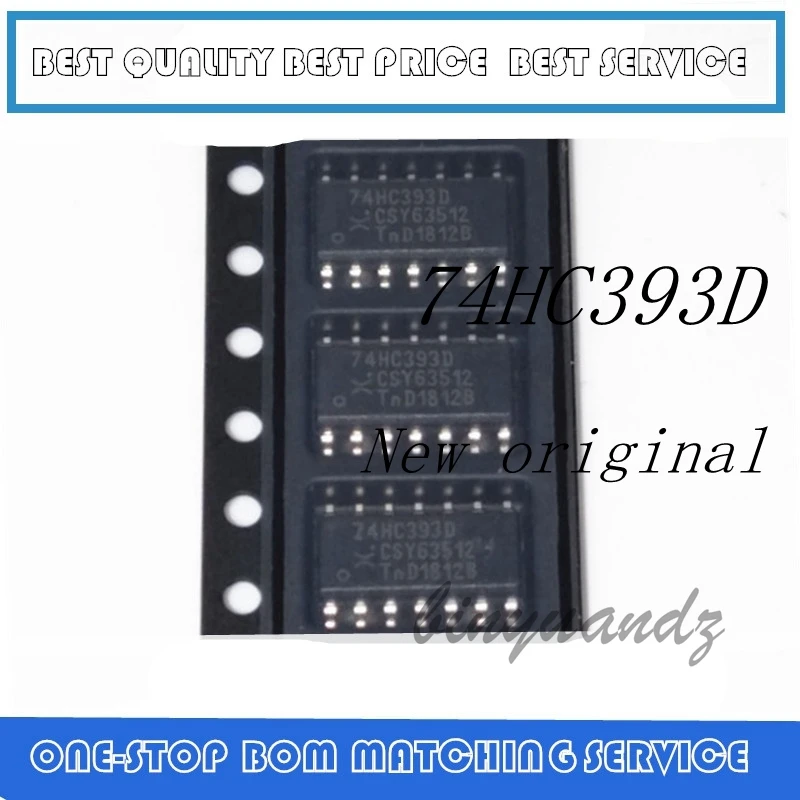 20PCS  74HC393 74HC393D SOP-14 patch counter / divider original authentic