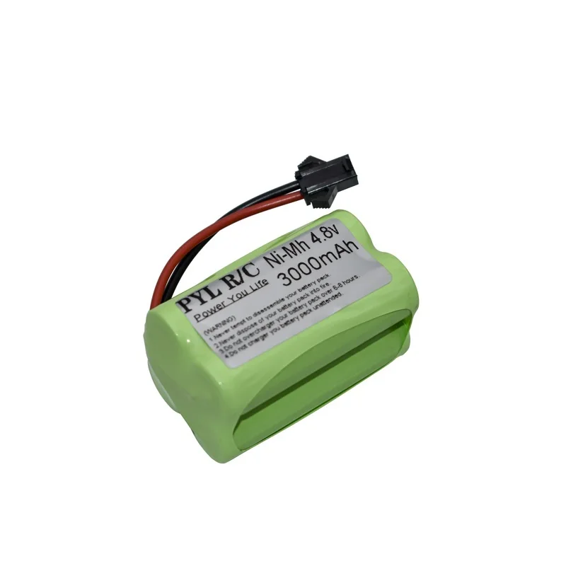 Batteria + caricabatterie 4.8v 3000mAh per auto RC serbatoi di navi camion Robot AA 4.8V NIMH batteria ricaricabile gruppo per pistola giocattoli RC