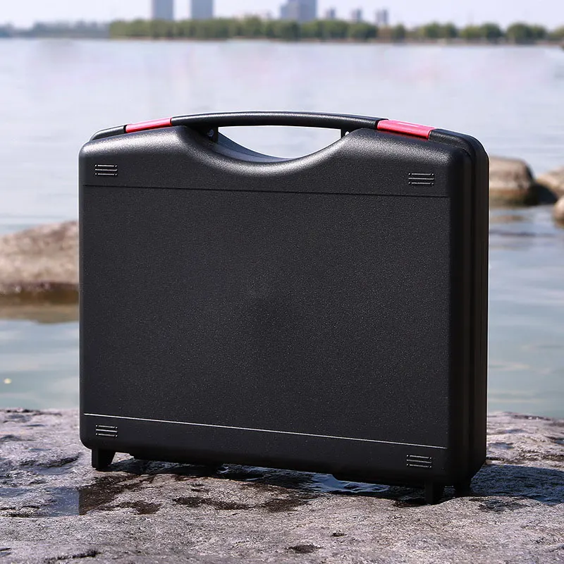 Valigia per cassetta degli attrezzi professionale con Spong custodie Complete per cassetta degli attrezzi custodia per attrezzi in plastica portatile strumento per attrezzature di sicurezza