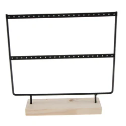 Brincos De Ferro Rack Jóias Rack Exibição para Colar Brincos Organizador Anel Display Stand Jóias Organizador Titular Rack