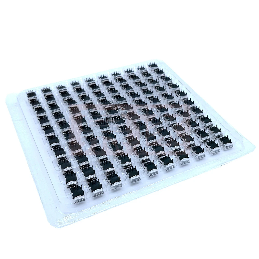 10Pcs Mini USB Type B 5-Pin Female Socket Right Angle DIP Jack Connector