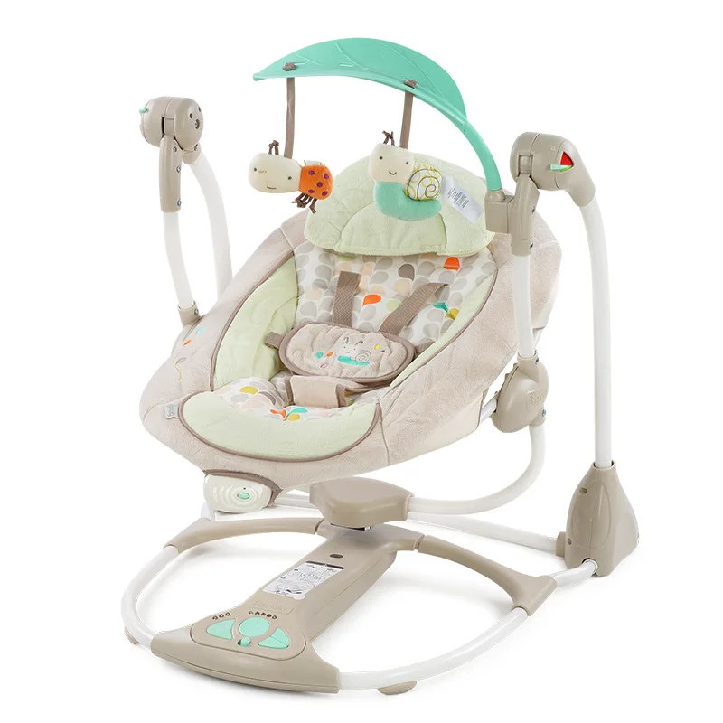 Baby Rocking Chair Multi-function Music Electric Swing Chair Infant Comfort Newborn Folding Rocker Baby Bouncer with Gifts