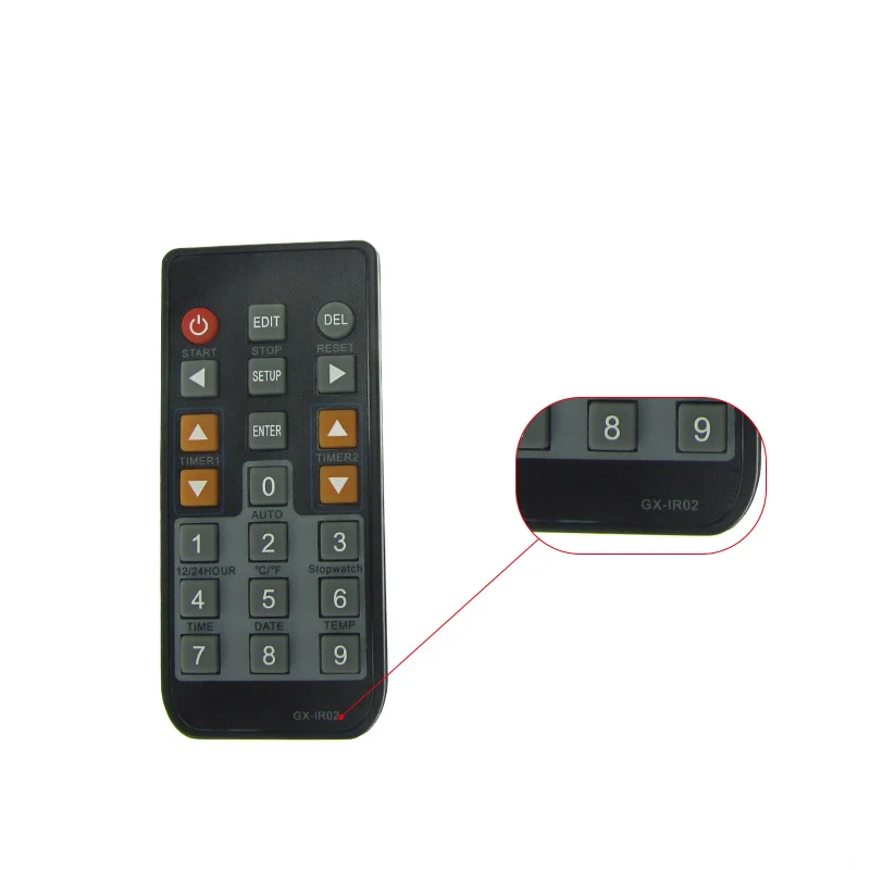 GX-IR02 GX-IR03 GX-IR05 Remote Control For Gym Timer And Multi-functional Clock