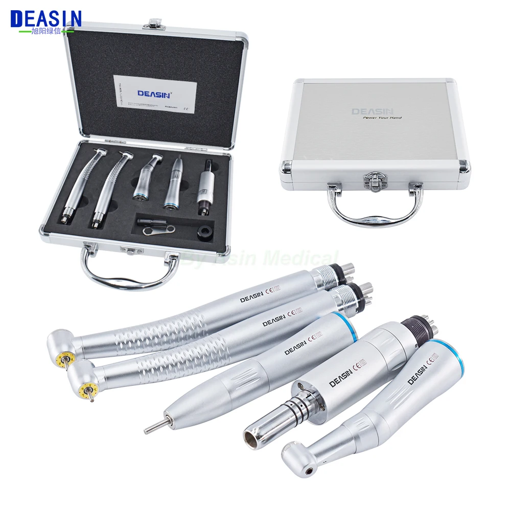 

Dental Handpiece 5 LED High Speed Handpiece Air Turbine inner water channel Low High Speed Standard 2/4Holes dentistry tools