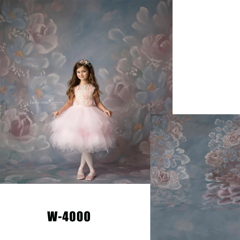 

Flower Photography Background Painting Floral Wedding Backdrop for Photogtaphy Newborn Baby Photophone Photocall props W-4000