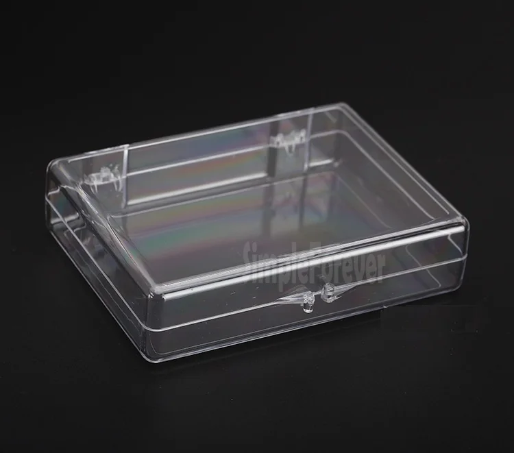 Transparent Plastic Playing Cards Box Business Cards Storage Box Specimen Display Box