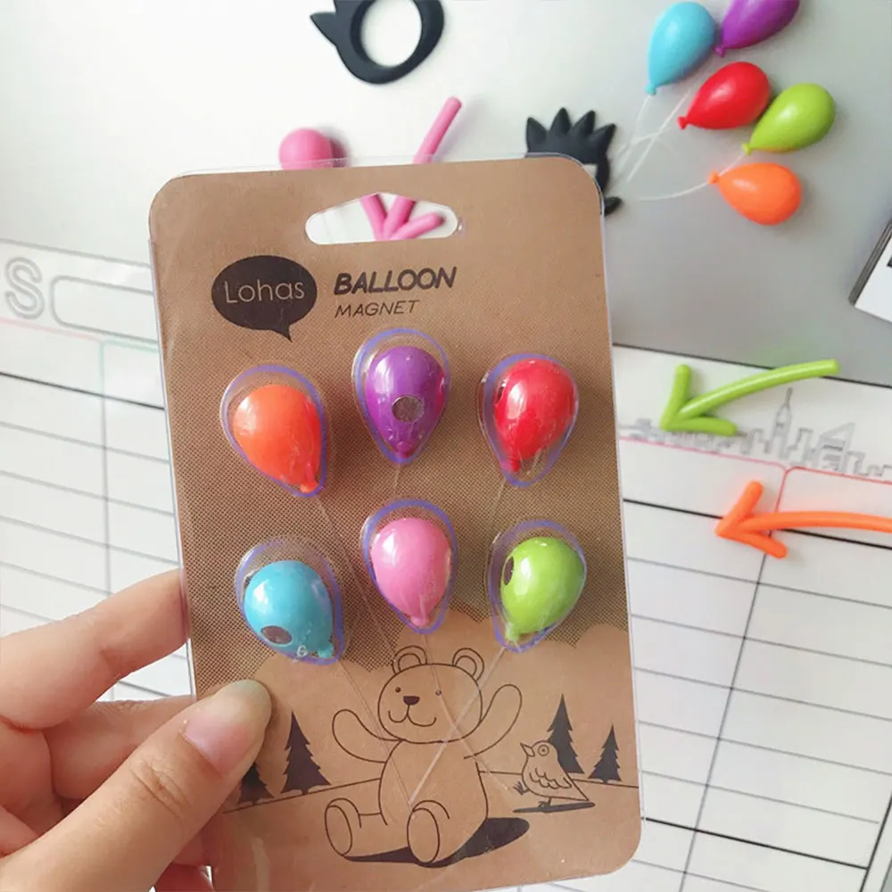 Home Decor Fridge Magnet Refrigerator Decoration Cute Balloon Arrow Whiteboard Message Gift For Kitchen Sticker Poster Anime