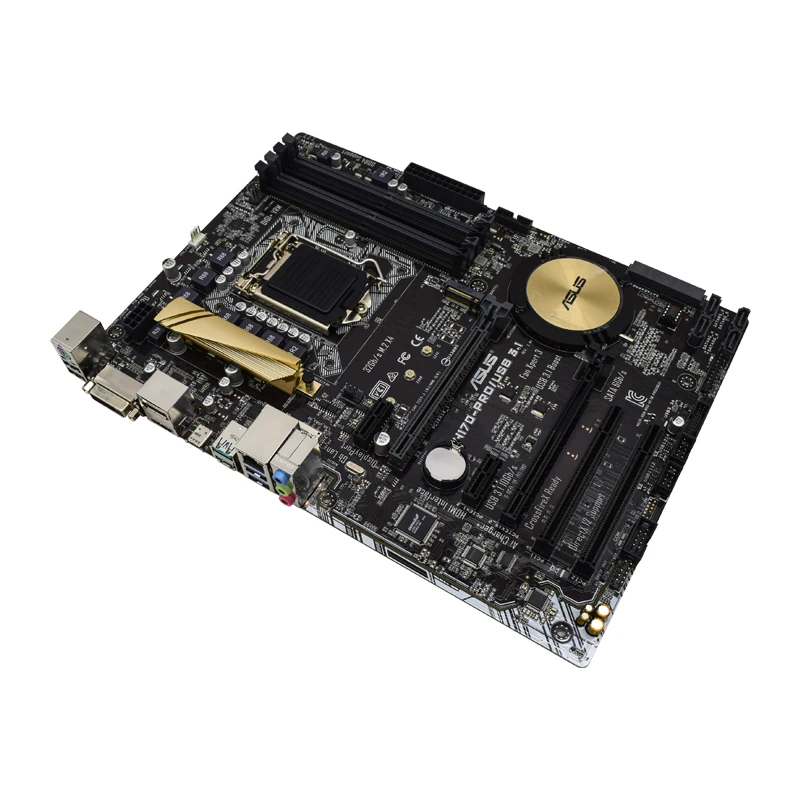 Imagem -04 - Asus-placa-mãe H170-pro Usb3.1 Intel H170 Lga 1151 Ddr4 64gb I36100 I5-6400 I5-6600 I57600 I7-6700t Cpu M.2 Atx