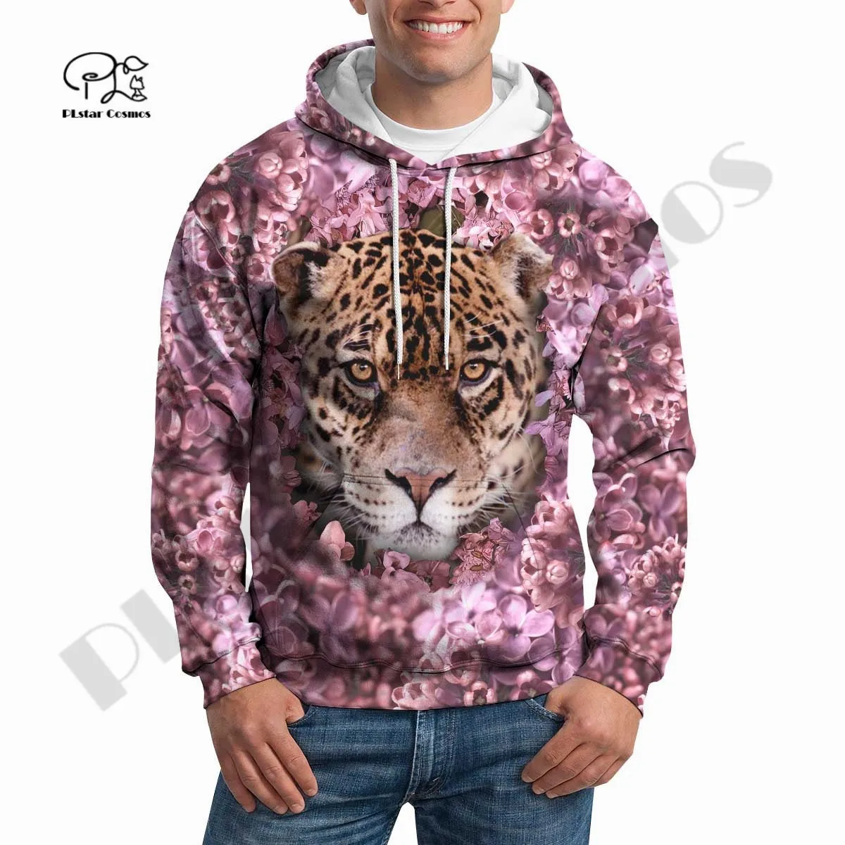 

PLstar Cosmos Newest 3Dprinted Leopard Portrait Art Harajuku Pullover Premium Streetwear Unique Unisex Hoodies/Sweatshirt/Zip -1