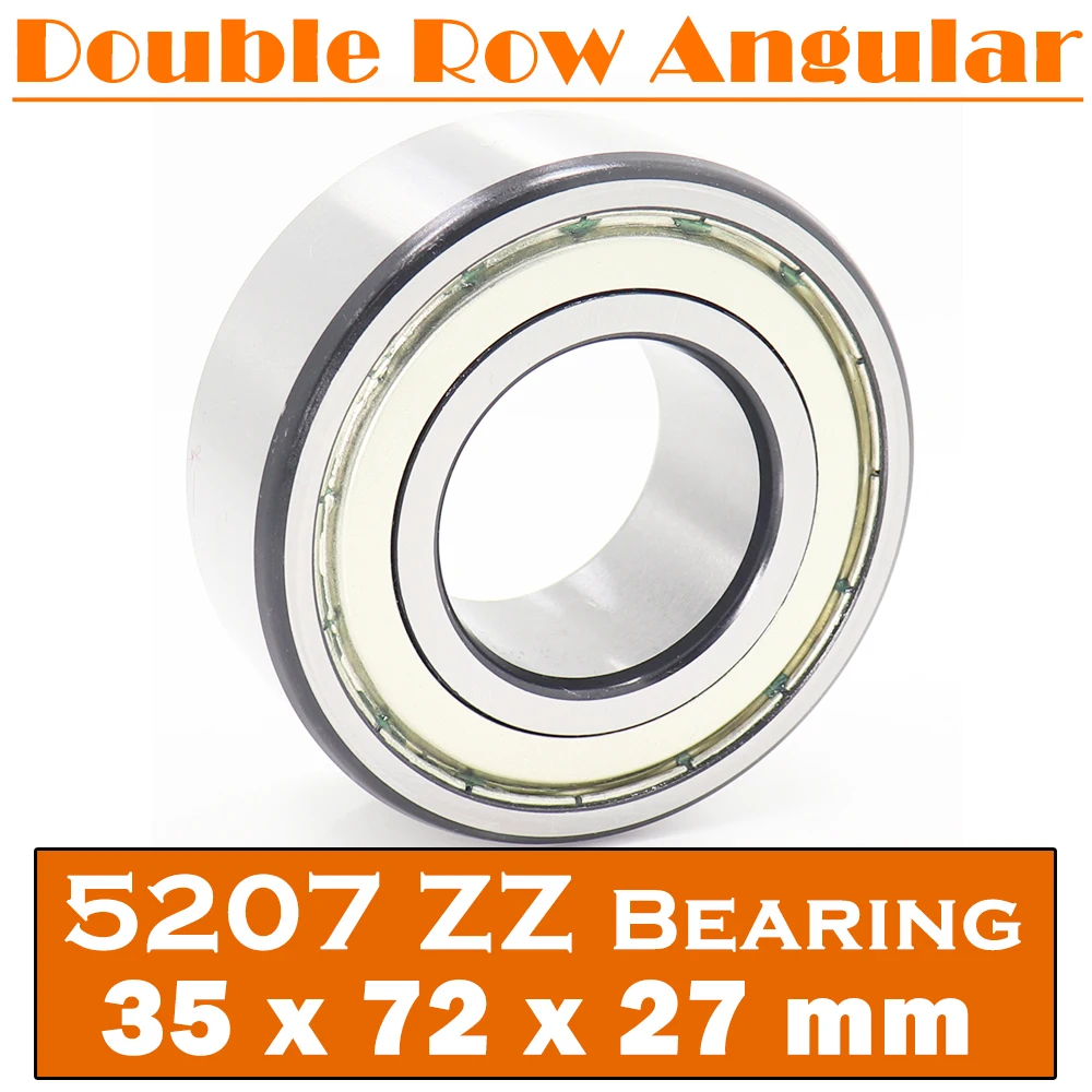 5207 ZZ Bearing 35*72*27 mm ( 1 PC ) Axial Double Row Angular Contact 5207ZZ 3207 ZZ 3056207 Ball Bearings