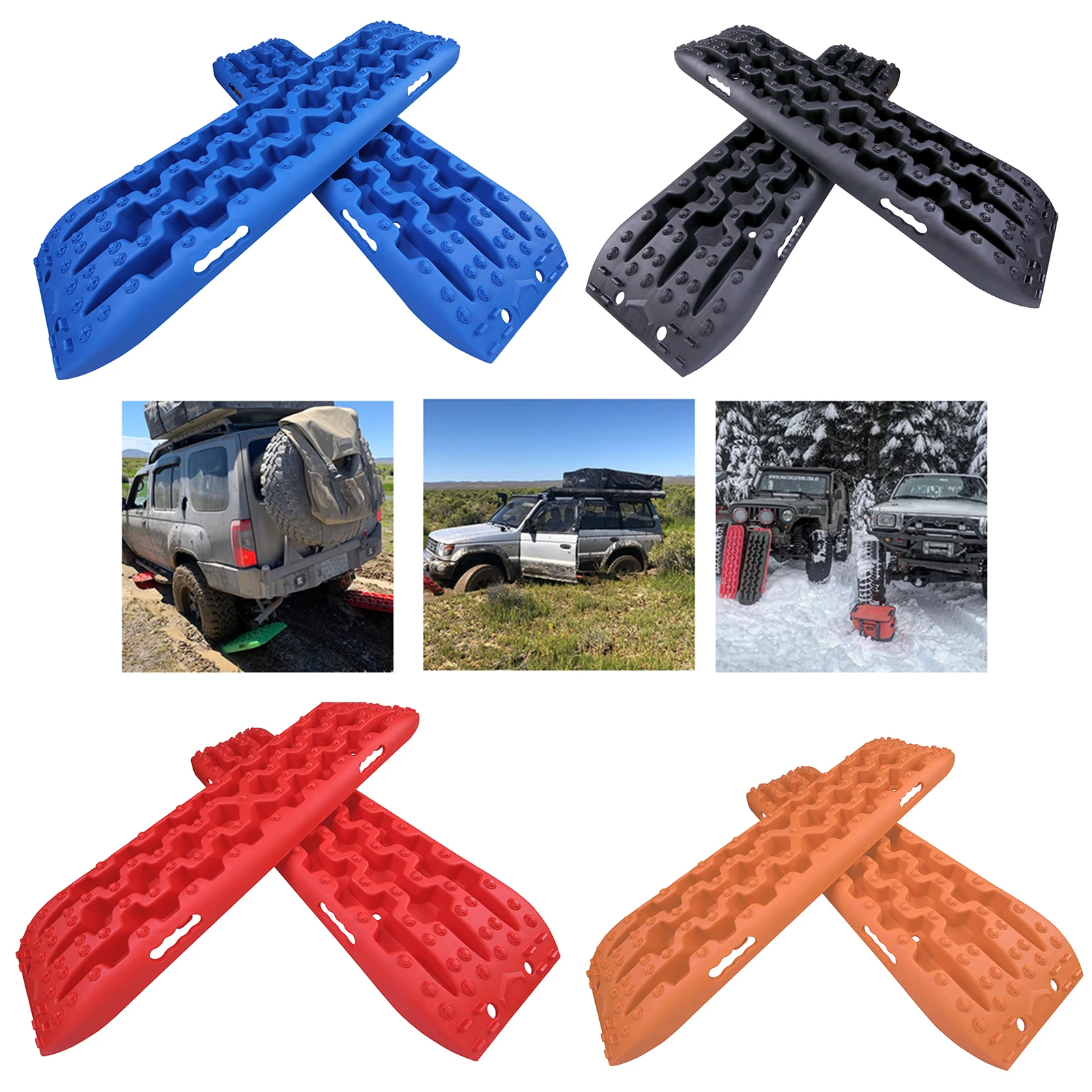 

Artudatech For 4GEN 10T Recovery Tracks Traction Sand Snow Mud Track Tire Ladder 4WD Universal Car Auto Accessories