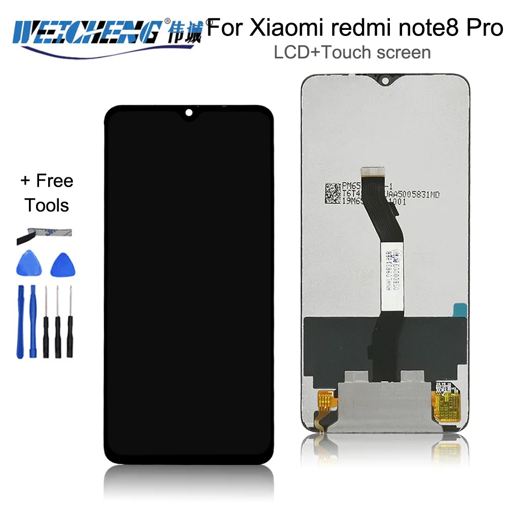 

6.53" For Xiaomi redmi note 8 Pro LCD Display +Touch Screen Assembly For Xiaomi redmi note8 Pro lcd Glass Panel+ tools