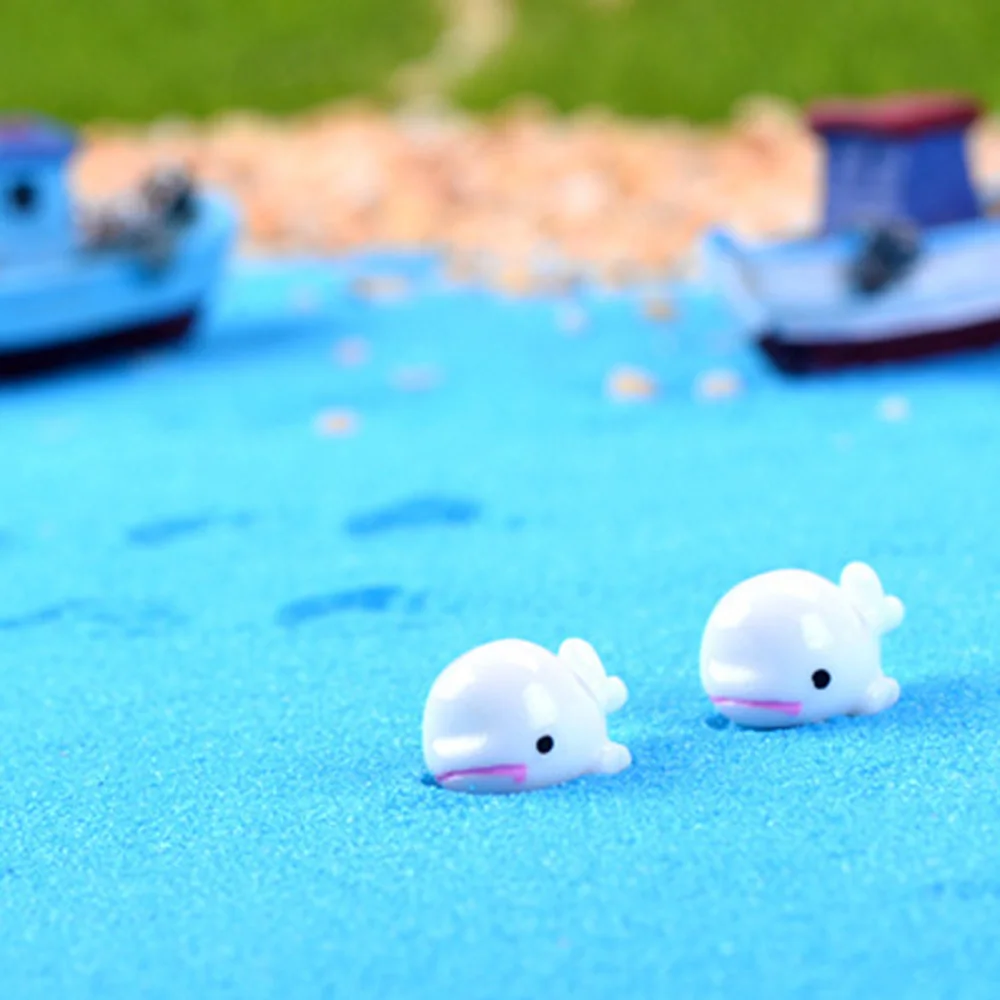 30 Pcs Whale Figurine Miniatures Resin Mini Whale Home Decor Whale Accessories Home Landscape Decoration