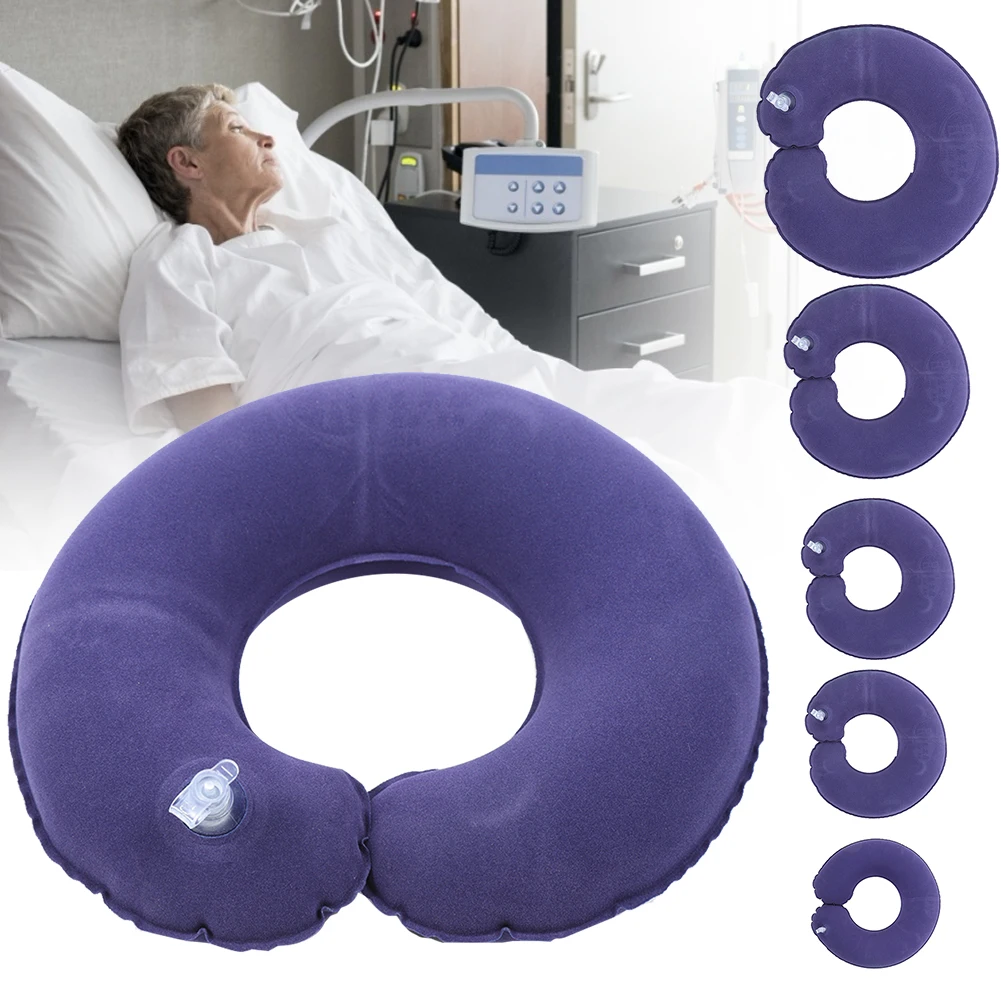 PVC Anti-Bedsore Wheelchair Bedridden Patient Inflatable Seat Cushion Pad Mat Home Chair Cushion Pad Car Office Massage Cushion