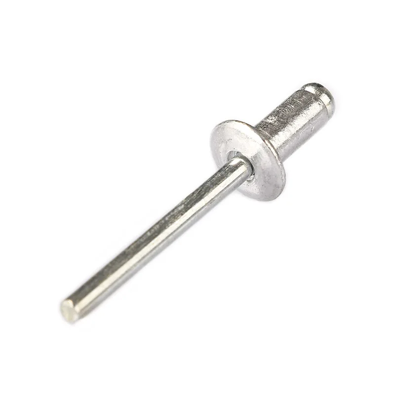 50pcs Pop Rivets Aluminium M3.2 M4 Dome Head Blind Rivets Steel Shank Mandrel Exhaust Rivets
