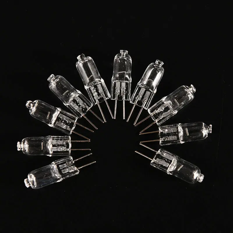 20PCS G4 Halogen Light Bulb 20W Halogen G4 DC 12V 2800K Warm White Indoor Halogen bulb inserted beads crystal lamp halogen bulb