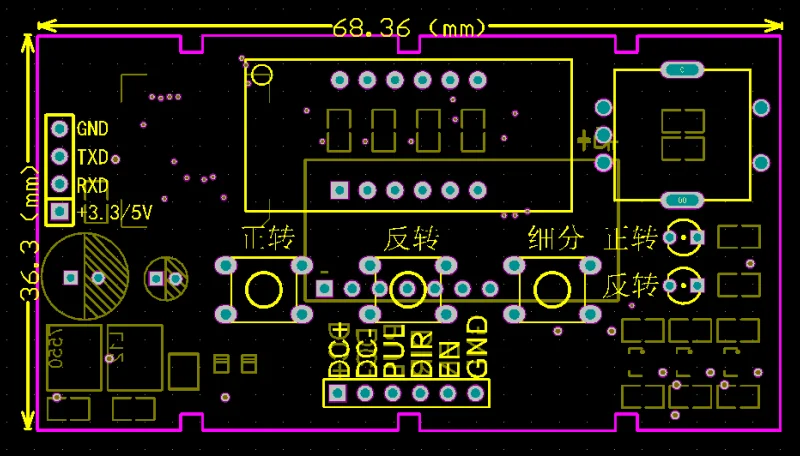 57 Stepper Motor Controller Module Programmable 42 Stepper Motor Driver Adjustable Speed Pulse Control Board