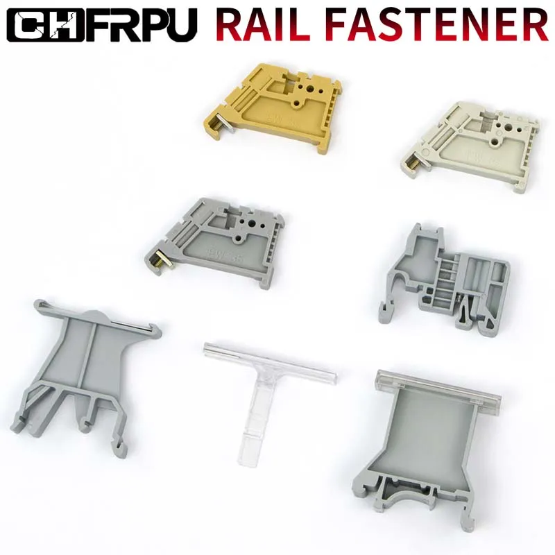 UK fixings E/UK and EW 35  UK and SAK Terminal Blocks Din Rail End Bracket KLM-A Terminal Strip Marker Carrier Holder