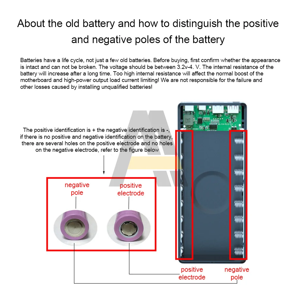 16*18650 batterie Lagerung Box PD QC 3,0 USB 10W Schnelle Drahtlose Lade Power Schweißen Freies Bank Fall 18650 batterie Halter Box