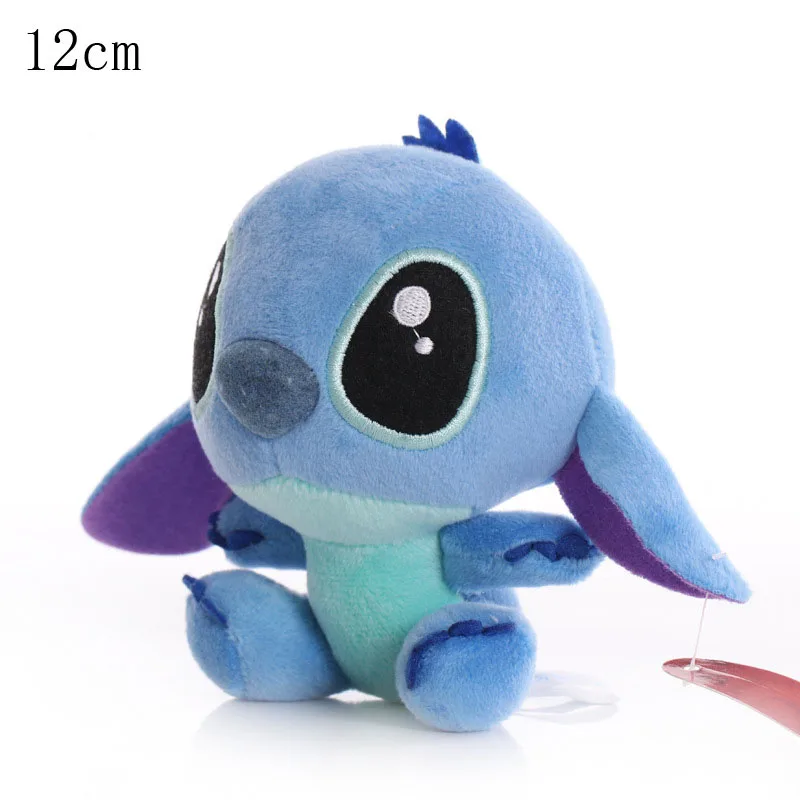 Wholesale 20pcs/lot 10cm cartoon anime Lilo Stitch Plush Toys cute Soft Stitch Stuffed toy keychain gifts For Kids