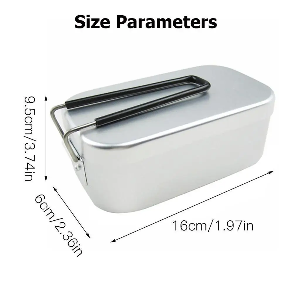 Алюминиевый набор для улицы, набор паровой плиты, портативная посуда для одного человека, набор инструментов для быстрого приготовления пищи, банка для кемпинга