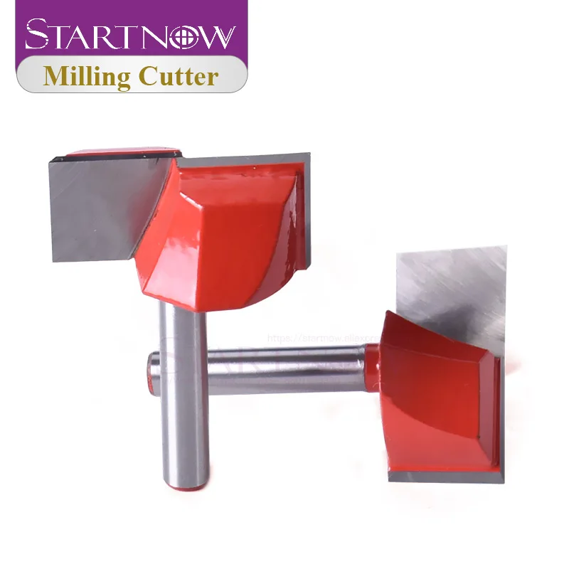 Startnow-fresadora inferior de limpieza, fresas para tablero orgánico, MDF, madera, PVC, herramienta CNC, enrutador, brocas de grabado, 5 uds.