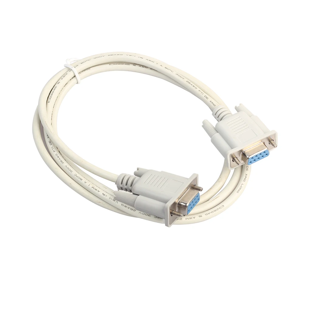 Modem Cable Computer RS232 DB9 Serial Female to Female Port Extension Converter PC Cable, 3 meters