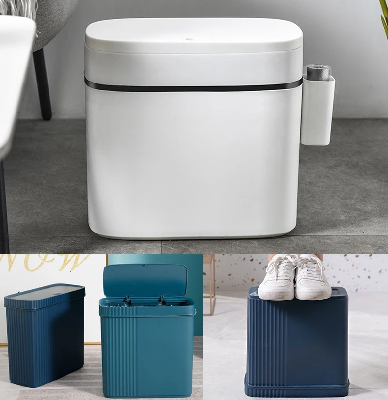 

Premium Trash Bin With Lid Large Trash Can Trash Basket Garbage Bin Garbage Can Waste Bin Waste Can Wastebasket Waste Container