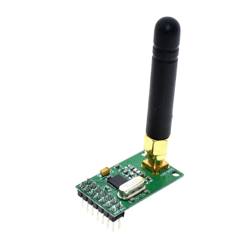 NRF905 Wireless Transceiver Module Wireless Transmitter Receiver Board NF905SE With Antenna FSK GMSK 433 868 915 MHz