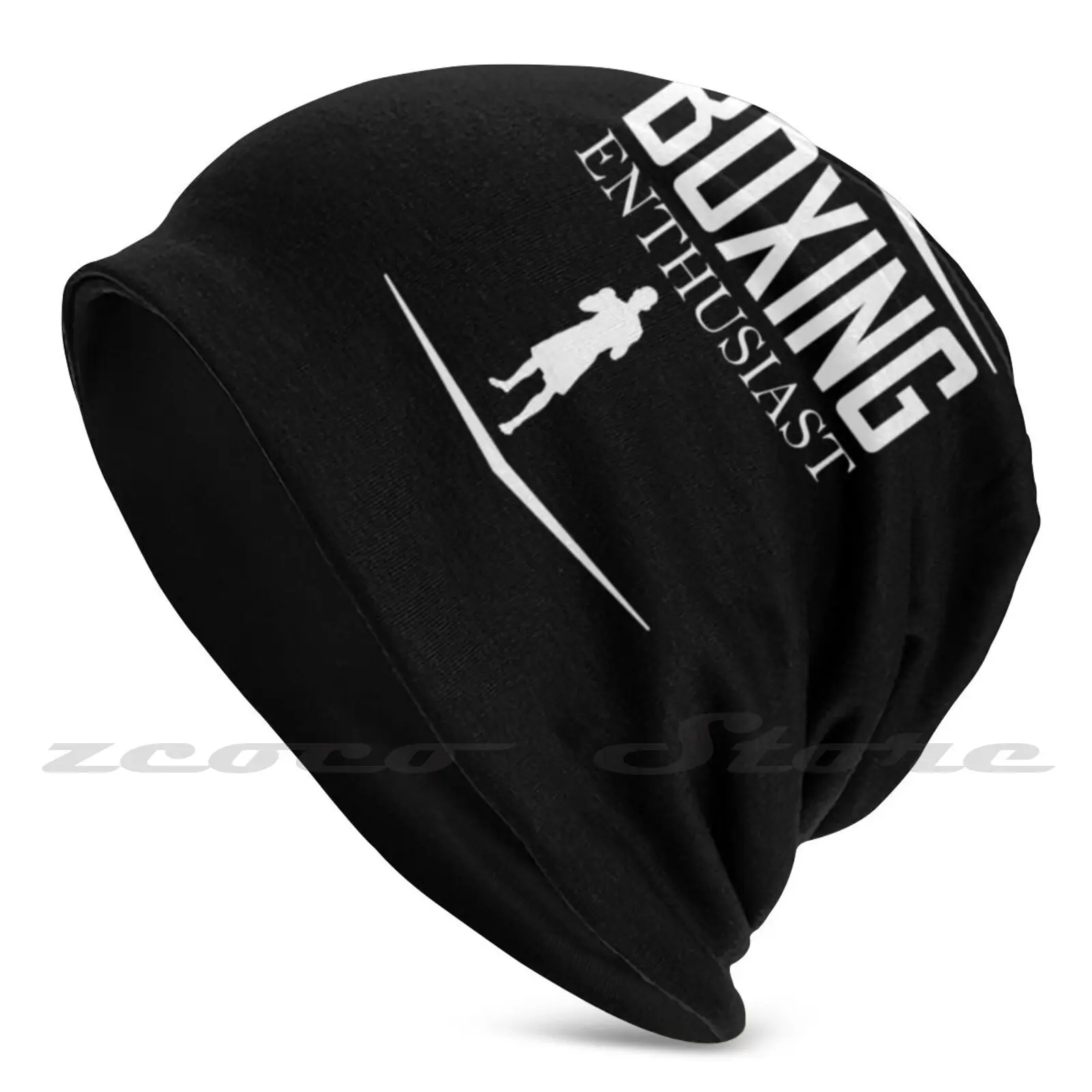 Boxing Enthusiast Gift Knit Hat Elastic Soft Personalized Pattern Present Cap Boxing Boxer Boxing Match Boxing Gloves Boxer