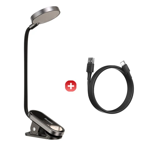 Baseus Mini Clip Lamp - Компактная настольная лампа с креплением
