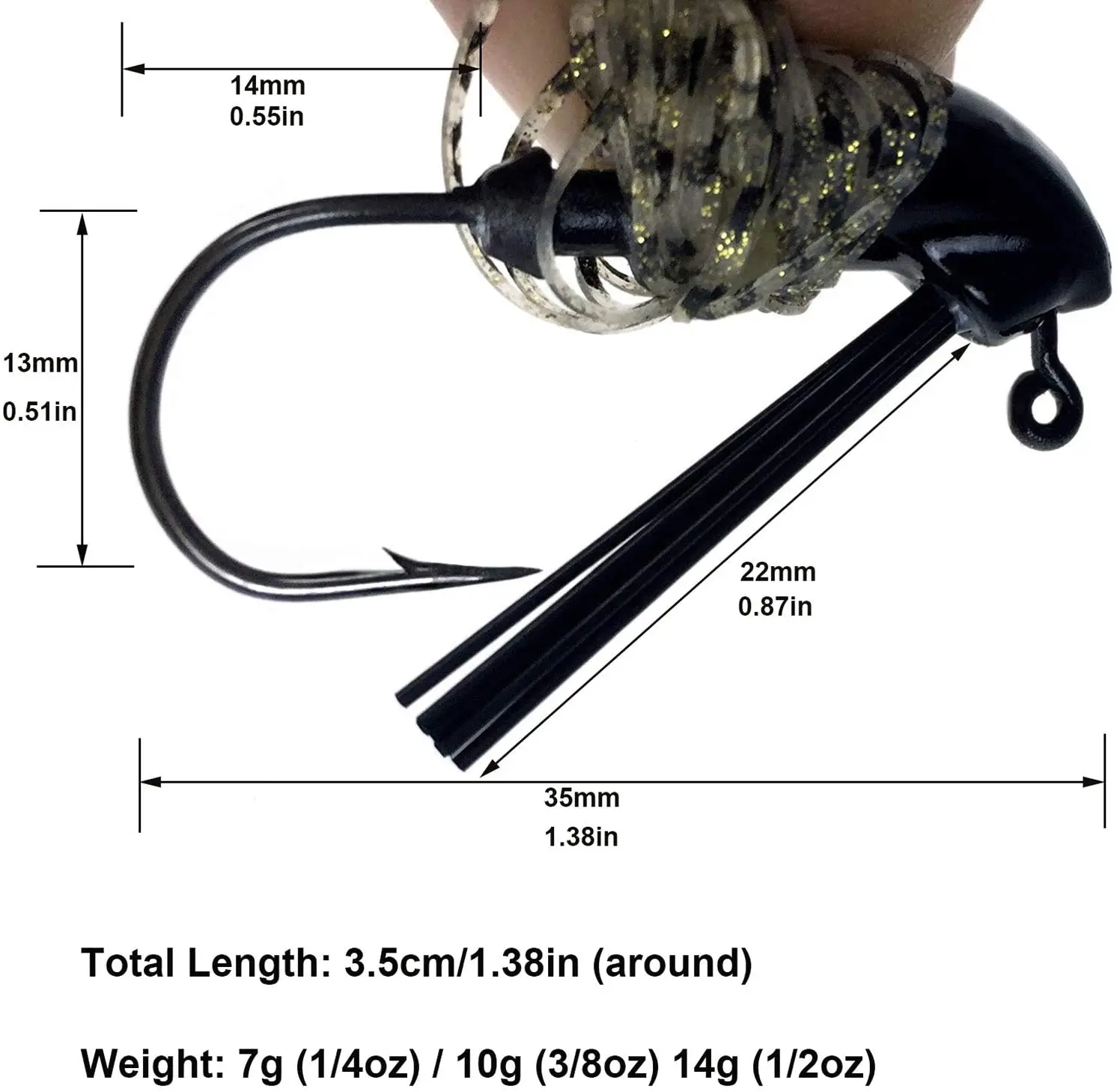 THKFISH Jig Señuelos Swimbaits de Silicona para Lubina – anzuelo - imagen 4