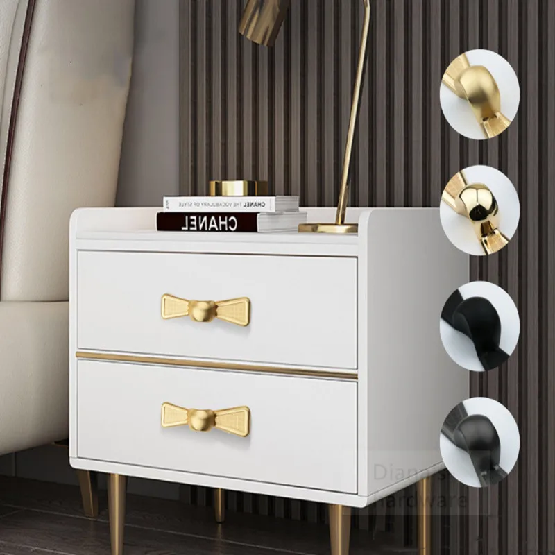 High Grade Bedside Cabinet Handle Wardrobe Cabinet Drawer Cabinet Door Handle Light Luxury Creative Bow Handle Drawer Knobs