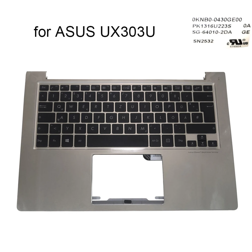 

UX303 Latin German Portuguese Backlight Keyboard Topcase Palmrest For ASUS Zenbook UX303UA UX303UB-DH74T 90NB04Y1 13NB04R5AM0402