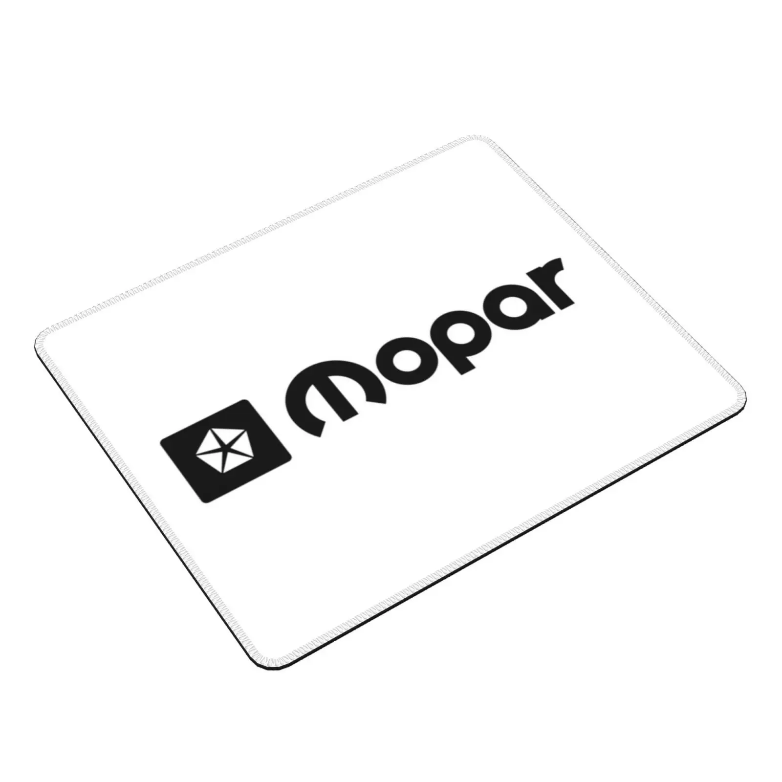 Mopar Black Logo Horizontal Fan Art Mouse Pad DIY Print Mopar Logo Symbol Parts Fiat Chrysler Muscle Car