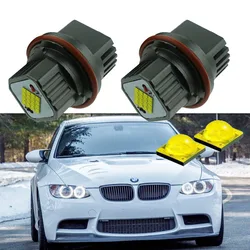Pair 160W Error Free LED Angel Eyes Marker Lights Bulbs For BMW E39 E53 E60 E61 E63 E65 E66 E87 525i 530i xi 545i X3 M5 X5 00-09