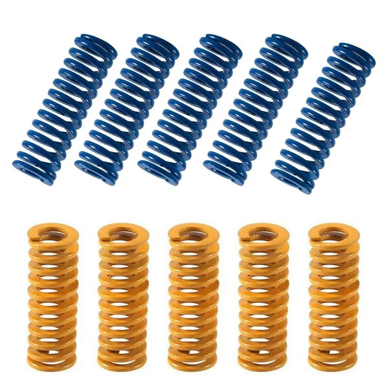 

Hot Bed Springs 8*20mm 8*25mm 10*25mm Compression Mould Die Springs Light Load for Creality CR-10 10S Ender 3 3D Printer Parts