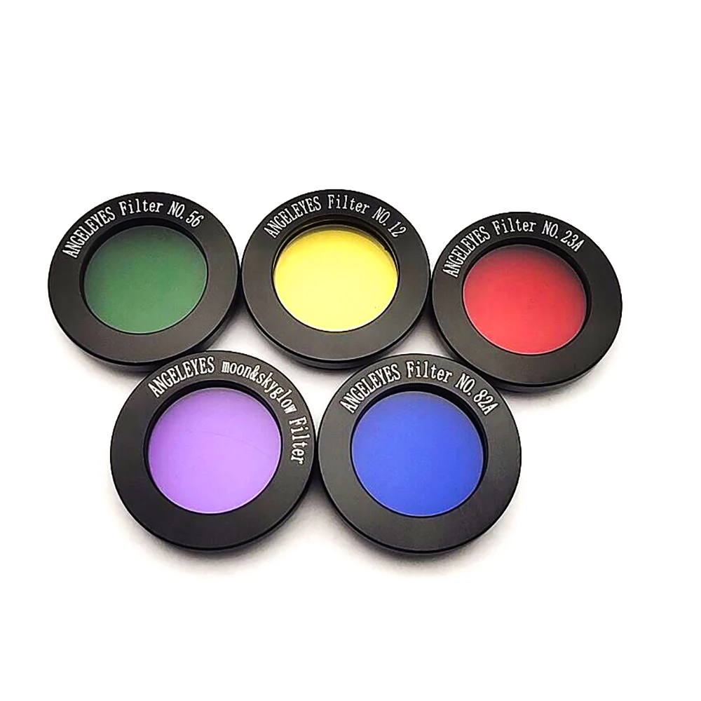 Eyepiece Filter Astronomical Telescopes Ocular Lens Planets and Nebula Filter Moon skyglow 5color selection 1.25 inch