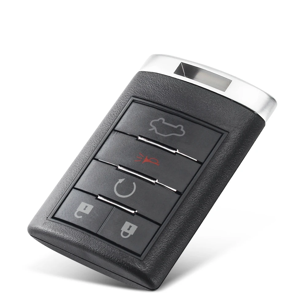 KEYYOU 4 5 6 Buttons Remote Key Shell Cse Fob For Cadillac CTS 2008 2009 2010 2011 2012 2013 SRX 2007 2008 2009