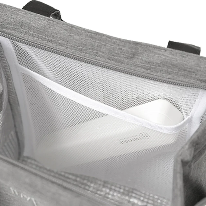 Borse per il pranzo di grande capacità Borsa per il pranzo con manico termico isolato Borsa per il pranzo pieghevole per esterni Moda ecologica