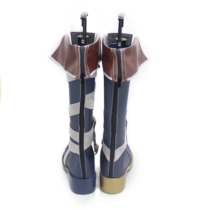 Anime Arcane Vi Cosplay Sapatos Botas The Piltover Enforcer Salto Alto Para Mulheres Meninas