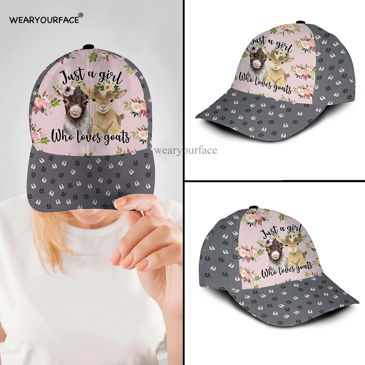 Moose Hunting Cute Cows Dog 3D All Over Printed Snapback Hat Men Women Adult Sports Headwear Outdoor Sun Visor Baseball Cap