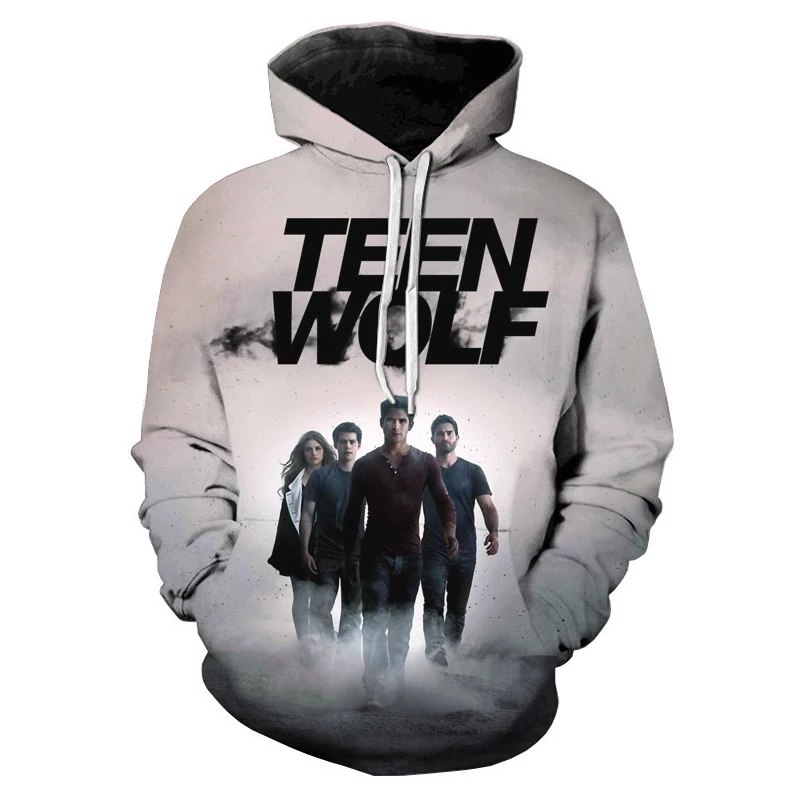 TV Series Teen Wolf 3D Print Hoodie Sweatshirts Harajuku Oversized Hoodie Men Women Cool Hoodies Fashion Casual Pullover Movies