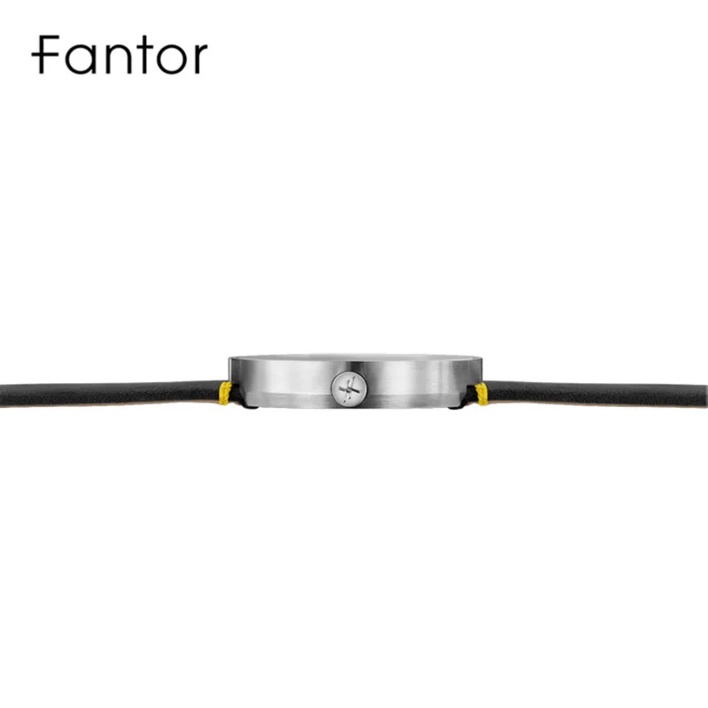 Fantor Ultra Dünne Männer Uhr Minimalistischen Top Marke Leder Uhr Mann Casual Einfache Datum Männlichen Quarz Uhren Mode Armbanduhr