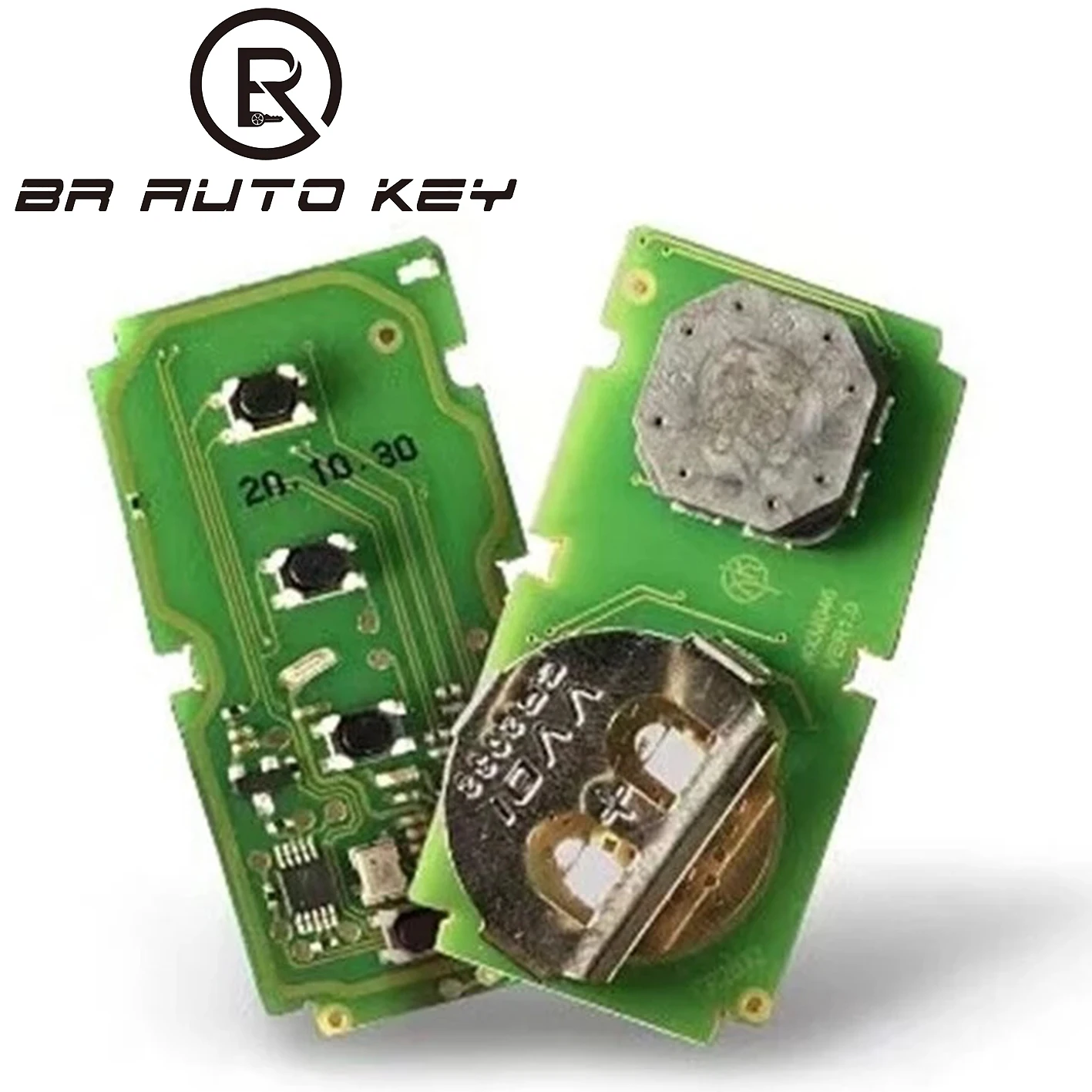 FSK-llave remota inteligente con Chip 8A para Toyota Auris Yaris Hybrid Auris 433 434, placa ID 2018, 2019, 0010, F43, BA7EQ, 0011 MHz/0101 MHz